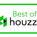 Best of Houzz award badge for Design First Builders recognizing excellence in design and customer service on the Houzz platform